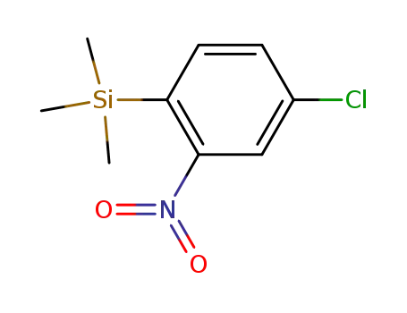 Molecular Structure of 78627-94-8 (2-(trimethylsilyl)-5-chloronitrobenzene)