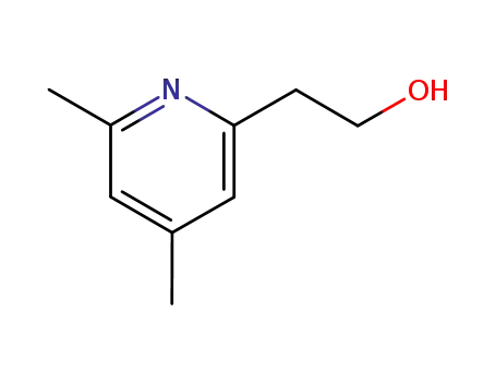 Molecular Structure of 13287-63-3 (2-PYRIDINEETHANOL,4,6-DIMETHYL-)