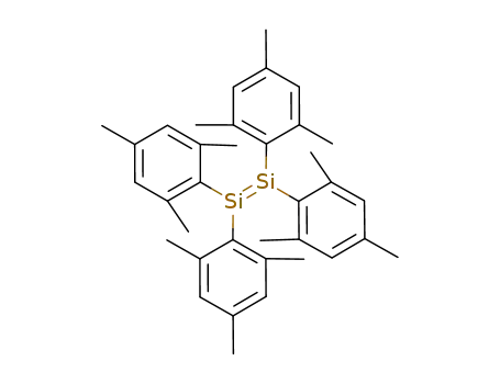 Molecular Structure of 80785-72-4 (Disilene, tetrakis(2,4,6-trimethylphenyl)-)