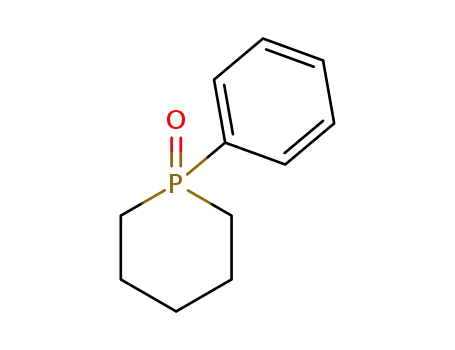 Molecular Structure of 4963-95-5 (Phosphorinane, 1-phenyl-, 1-oxide)