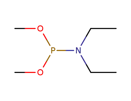 Molecular Structure of 20621-25-4 (DIMETHYL N,N-DIETHYLPHOSPHORAMIDITE)