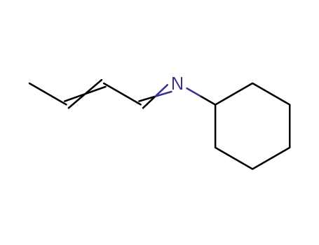 Molecular Structure of 1197-53-1 (Cyclohexanamine, N-2-butenylidene-)