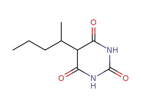 2,4,6(1H,3H,5H)-Pyrimidinetrione,5-(1-methylbutyl)-