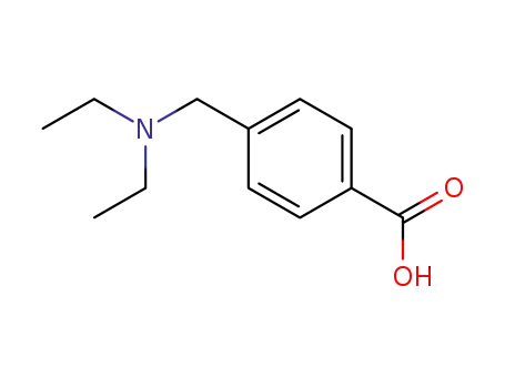 Molecular Structure of 62642-59-5 (4-DIETHYLAMINOMETHYL-BENZOIC ACID)