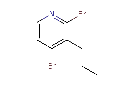 Molecular Structure of 100921-67-3 (dibromo-2,4 butyl-3 pyridine)