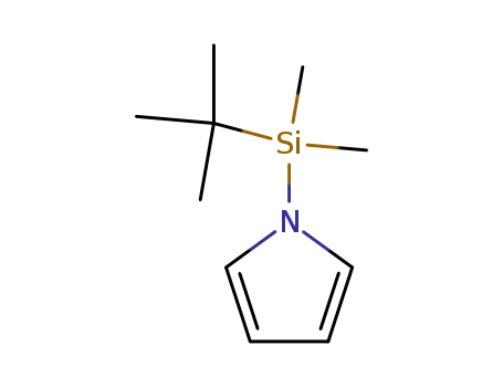 Molecular Structure of 103872-45-3 (1-(T-BUTYL DIMETHYLSILYL PYRROLE))