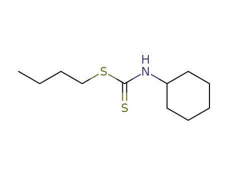 Molecular Structure of 83962-23-6 (Cyclohexyl-dithiocarbamic acid butyl ester)