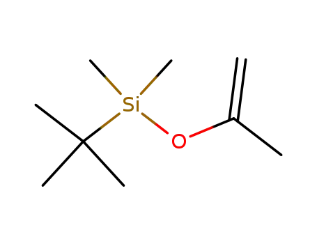 Molecular Structure of 74812-76-3 (tert-Butyldimethyl(isopropenyloxy)silane)