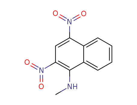 Molecular Structure of 39139-78-1 (1-(Methylamino)-2,4-dinitronaphthalene)