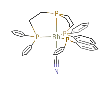 Molecular Structure of 118681-54-2 (RhCN(tris(2-(diphenylphosphino)ethyl)phosphine))