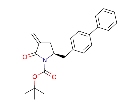 (R)-5-biphenyl-4-ylmethyl-3-methylene-2-oxo-pyrrolidine-1-carboxylic acid tert-butylester