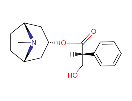 Molecular Structure of 13269-35-7 (R-(+)-Hyoscyamine)