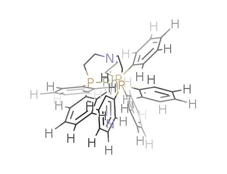 Molecular Structure of 118681-53-1 (N(CH<sub>2</sub>CH<sub>2</sub>P(C<sub>6</sub>H<sub>5</sub>)2)3RhCN)