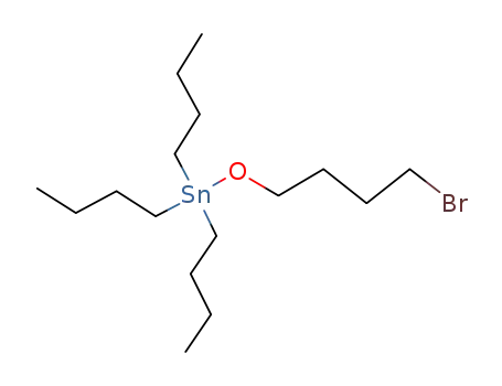 Molecular Structure of 41968-74-5 ((C<sub>4</sub>H<sub>9</sub>)3SnO(CH<sub>2</sub>)4Br)