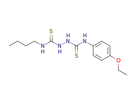 Molecular Structure of 125908-43-2 (1-butyl-6-(4'-ethoxyphenyl)-2,5-dithiobiurea)