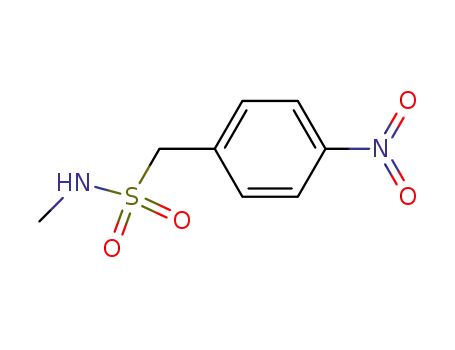 Molecular Structure of 85952-29-0 (N-Methyl-1-(4-nitrophenyl)methanesulfonamide)
