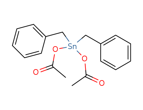 Stannane,bis(acetyloxy)bis(phenylmethyl)- (9CI)