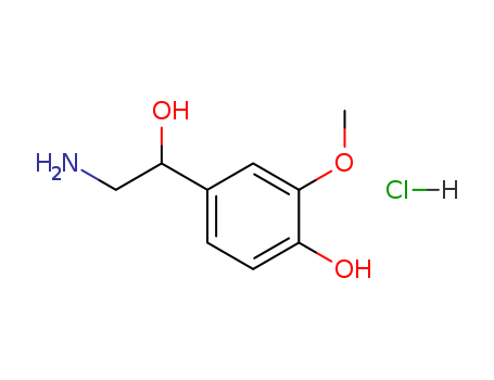 Benzenemethanol, a-(aminomethyl)-4-hydroxy-3-methoxy-,hydrochloride (1:1)(1011-74-1)