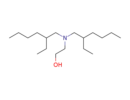Molecular Structure of 101-07-5 (2-[bis(2-ethylhexyl)amino]ethanol)