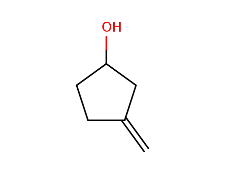 Molecular Structure of 21816-24-0 (3-methylenecyclopentan-1-ol)