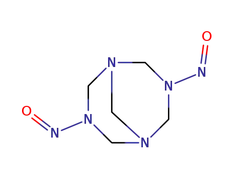 Molecular Structure of 101-25-7 (N,N'-DINITROSOPENTAMETHYLENETETRAMINE)