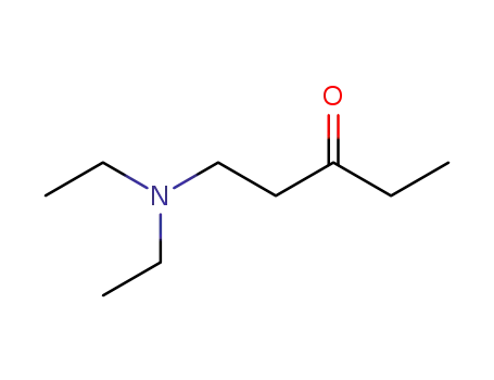 Molecular Structure of 33279-05-9 (1-(DIETHYLAMINO)PENTAN-3-ONE)