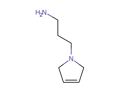 Molecular Structure of 37632-58-9 (3-(2,5-dihydro-pyrrol-1-yl)-propylamine)