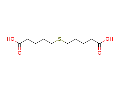 Molecular Structure of 10341-17-0 (Pentanoic acid,5,5'-thiobis-)