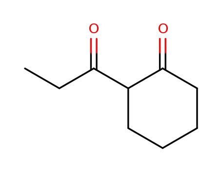 Molecular Structure of 32316-46-4 (Cyclohexanone, 2-(1-oxopropyl)-)