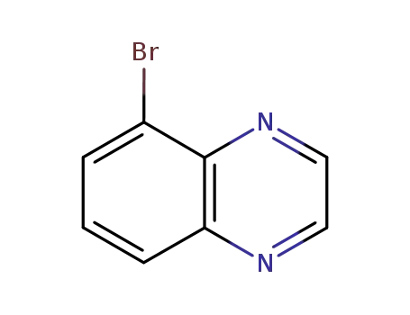Molecular Structure of 76982-23-5 (5-Bromoquinoxaline)