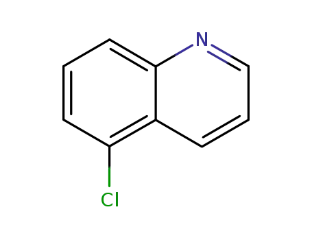 Molecular Structure of 635-27-8 (5-CHLOROQUINOLINE)