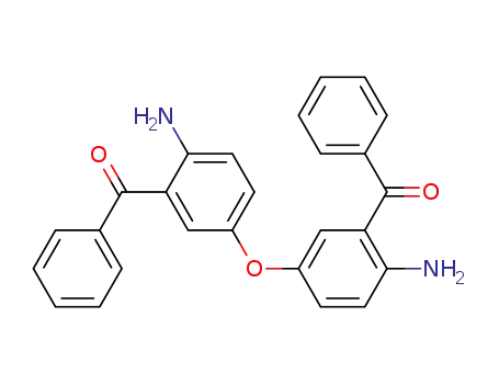 Molecular Structure of 59827-14-4 (Methanone, [oxybis(6-amino-3,1-phenylene)]bis[phenyl-)
