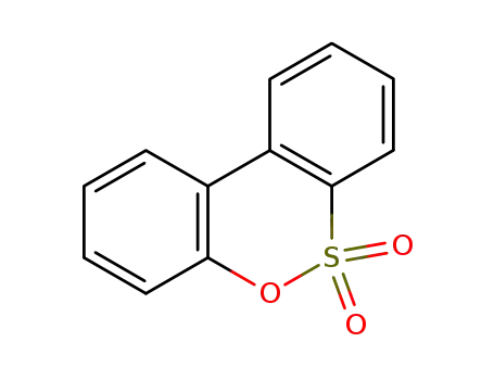 Molecular Structure of 4371-25-9 (dibenz<c,e><1,2>oxathiin 6,6-dioxide)