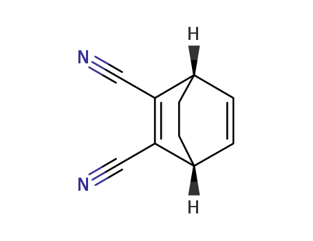 Molecular Structure of 19005-04-0 (bicyclo[2.2.2]octa-2,5-diene-2,3-dicarbonitrile)