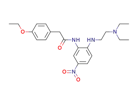 N-[2-(2-Diethylaminoethylamino)-5-nitro-phenyl]-2-(4-ethoxyphenyl)acetamide