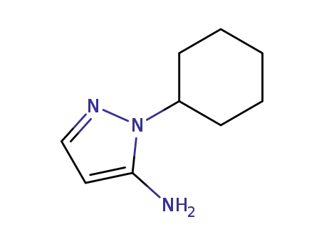 Molecular Structure of 3528-50-5 (1-Cyclohexyl-1H-pyrazol-5-amine)