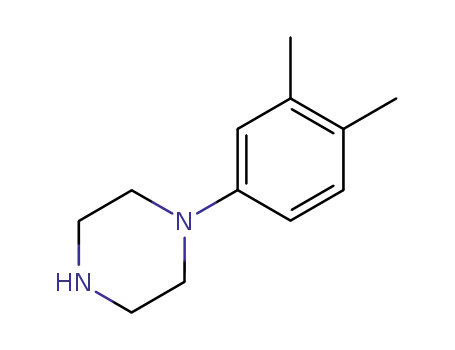 Molecular Structure of 1014-05-7 (1-(3,4-Dimethylphenyl)piperazine)
