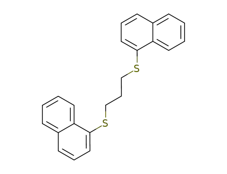 Molecular Structure of 111220-26-9 (Naphthalene, 1,1'-[1,3-propanediylbis(thio)]bis-)