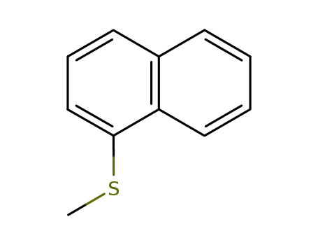 Molecular Structure of 10075-72-6 (1-methylsulfanylnaphthalene)