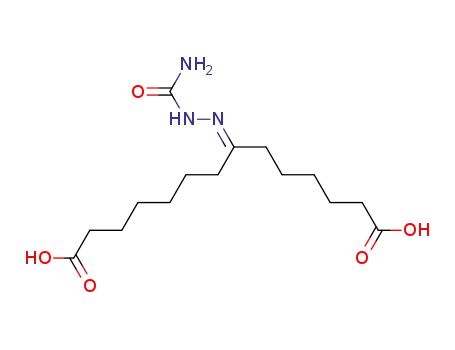 Molecular Structure of 101108-19-4 (7-semicarbazono-tetradecanedioic acid)