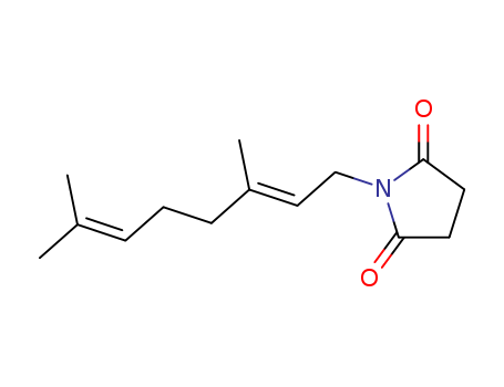 2,5-Pyrrolidinedione,1-[(2E)-3,7-dimethyl-2,6-octadien-1-yl]-