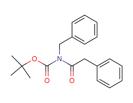 Molecular Structure of 85909-01-9 (Benzyl-phenylacetyl-carbamic acid tert-butyl ester)