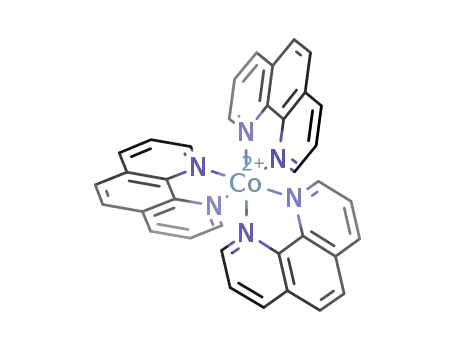 Molecular Structure of 16788-34-4 (triphenanthrolinecobalt(III))