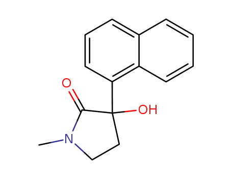 2-Pyrrolidinone,3-hydroxy-1-methyl-3-(1-naphthalenyl)-
