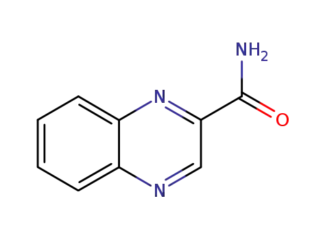 Molecular Structure of 5182-90-1 (2-QUINOXALINECARBOXAMIDE)