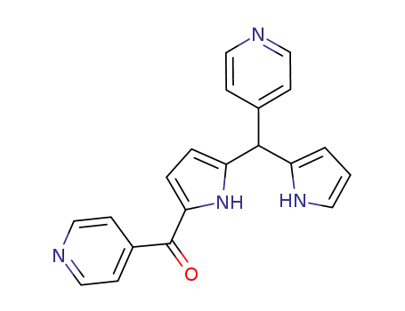 Molecular Structure of 1046493-91-7 (1-isonicotinoyl-5-(4-pyridyl)dipyrromethane)