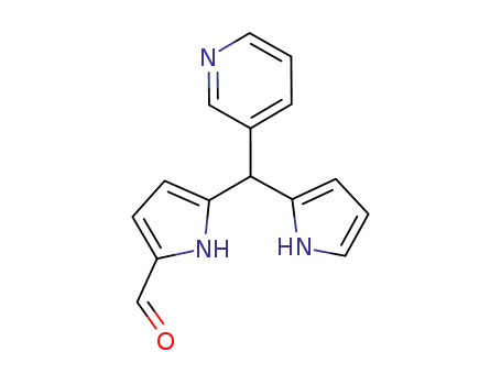 Molecular Structure of 1046493-99-5 (1-formyl-5-(3-pyridyl)dipyrromethane)