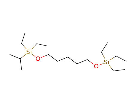 Molecular Structure of 126889-47-2 (1-(Diethyl-isopropyl-silanyloxy)-5-triethylsilanyloxy-pentane)