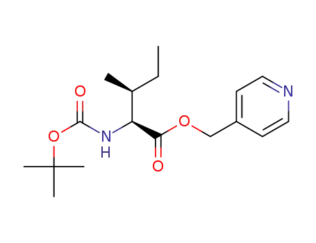 Molecular Structure of 1361400-96-5 (picolyl N-Boc-L-isoleucinate)