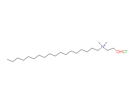Molecular Structure of 13018-95-6 ((2-hydroxyethyl)dimethyloctadecylammonium chloride)